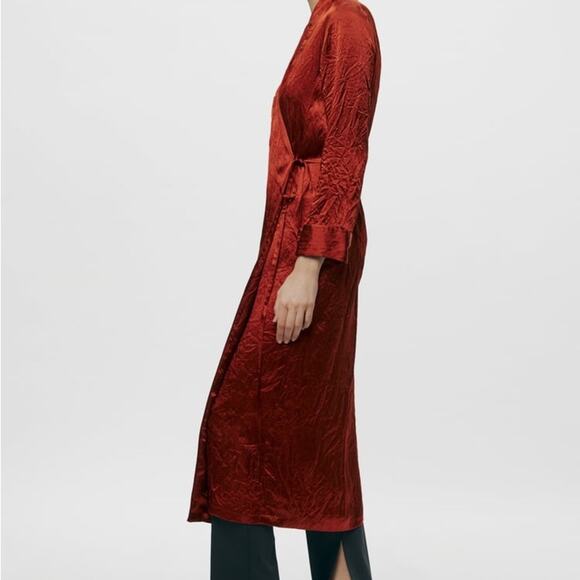 ZARA SATIN EFFECT DRESS ZW COLLECTION - Picture 3 of 11